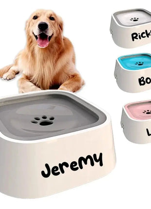 Custom No-Spill Dog Water Bowl – Anti-Overflow Slow Feeder Shop1104055151 Store