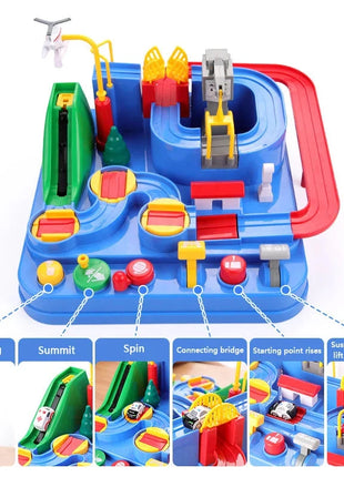Car Train Track Sets Racing Rail Model Educational Toys Children Adventure Game Mechanical Interactive Animals Space Rocket Toy Shop1102598172 Store