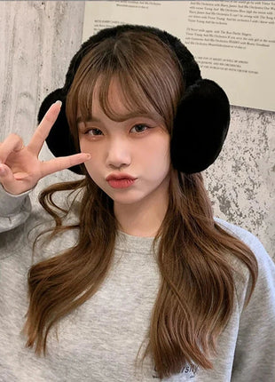 Unisex Soft Plush Winter Ear Warmers - Fashionable Cold-Protection Earmuffs Shop1103747657 Store