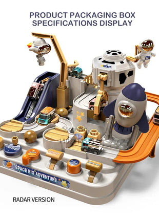Car Train Track Sets Racing Rail Model Educational Toys Children Adventure Game Mechanical Interactive Animals Space Rocket Toy Shop1102598172 Store