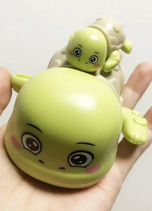 Baby Bath Toys Bathing Cute Swimming Turtle Whale Pool Beach Classic Chain Clockwork Water Toy For Kids Water Playing Toys QWZ Official Store