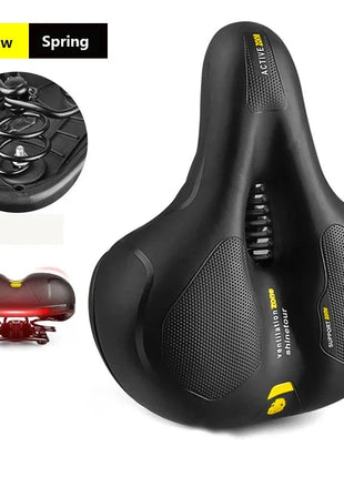 Reflective Shock Absorbing MTB Bicycle Seat Breathable Rainproof Road Mountain Bike Saddle Comfortable Cycling Accessory for Men Shop1102066021 Store