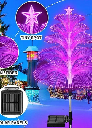 Seven Colors Gradient Solar Christmas Tree Light Shop1104701118 Store