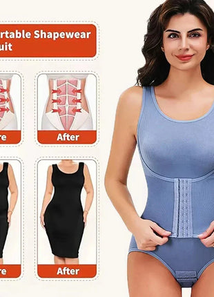 Women’s Zipper Belt Bodysuit MZY Global New Life Store