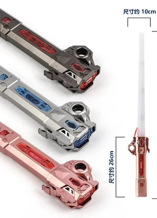 Children Colorful Glowing Sword Toys Telescopic Music Laser Sword 2-in-1 Rotating Decompression Toy Light Sword Kids Adult Toys Shop MEIZIYU Store