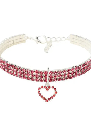 Rhinestone Pet Necklace for Dog & Cats Rvlero PET Store