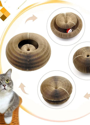 Cat Accordion Cat Toy Cat Toy Ball Scratch Pad Magic Organ Cat Scratching Board Cat Scratcher DAICHANG You Home Official Store