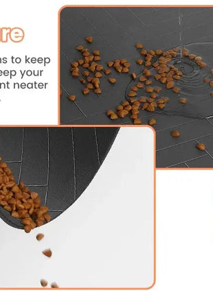 Absorbent Pet Feeding Mat S/M/L – Waterproof Placemat for Dogs & Cats, Quick-Dry Food & Water Bowl Mat with Non-Slip Rubber Backing Shop1104797378 Store