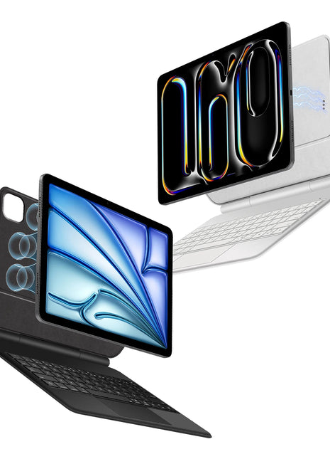 Smart PIN Plug&Play Magic Keyboard Case For iPad Pro 11/12.9/13 M4 M3 M2 Air 4/5/6/7 10.9 Multi-touch Pogo Pin Reverse Charging