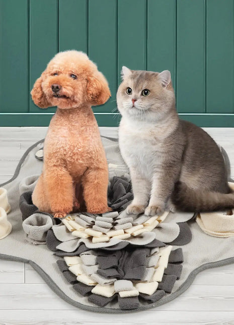 Dog Snuffle Mat Pet Toys Interactive Training Sniff Natural Feeding Mat Squeaker Dog Treat Relieve Pressure Snuffle Toys Dropshipman