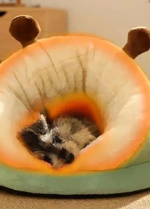 Warm Small Dog Kennel Bed Breathable Dog House Cute Slippers Shaped Dog Bed Cat Sleep Bag Foldable Washable Pet House Dropshipman