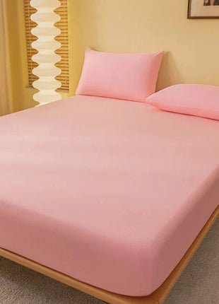 1 Piece Solid Color Matte Bed Sheet – Soft Bedding Cover (Excluding Pillowcases) Shop1103725833 Store