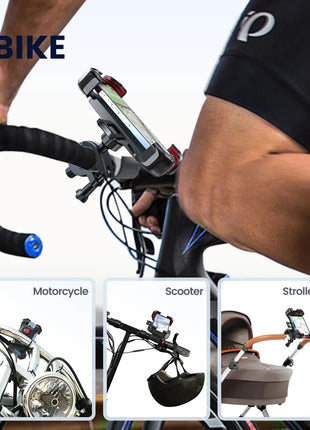 Joyroom 360° Universal Bike Phone Holder for 4.7–7" Phones, Shockproof GPS Mount Stone's Store
