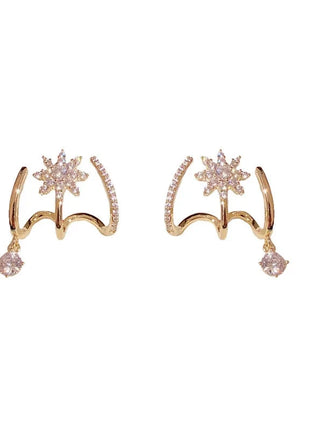 Luxury Claw Ear Rake Zircon Earrings for Women ZX Jewellery Store