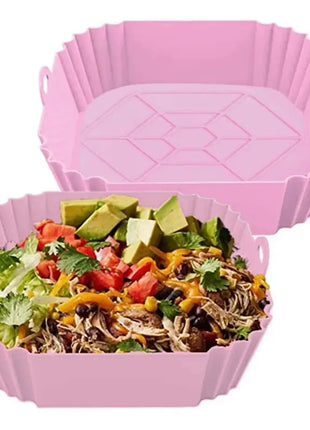 Silicone Air Fryer Baking Tray: Effortless Clean-up and Even Cooking Stone's Store