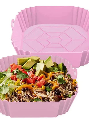 Silicone Air Fryer Baking Tray: Effortless Clean-up and Even Cooking Stone's Store