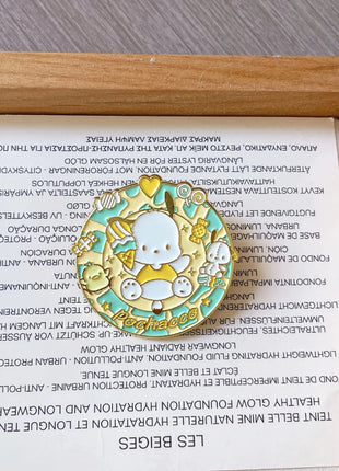Enchanted and Colorful Badges Adorned with Hello Kitty | Kuromi | Pochacco | Cinnamoroll Hello Sanri Store