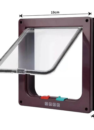 4-Way Locking Pet Door Xiaolaixi Store