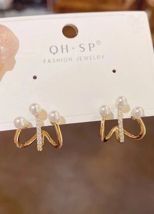 Luxury Claw Ear Rake Zircon Earrings for Women ZX Jewellery Store