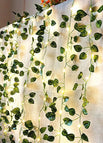 1-Green leaf rattan / 5M 50LED-Battery