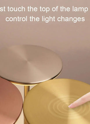 مصباح ليلي قابل لإعادة الشحن محمول يعمل باللمس Stone's Store