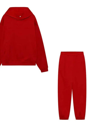 Plus Size Fashionable Long Sleeve Sweatshirt And Pants Set Autumn Winter Women's Casual Wear Two Piece Suit Comfortable plus ... Oyao Store