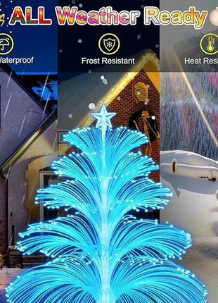 Seven Colors Gradient Solar Christmas Tree Light Shop1104701118 Store