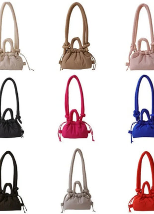 Soft Dacron Crossbody Bag Mini Tote | Fabric Shoulder Bag BagCase SiSi Store