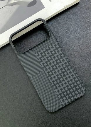Carbon Fiber Pattern Chessboard Style Case for iPhone Rhode Store