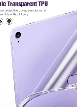 For iPad 10th 10.9 2022 7 8 9th Gen 10.2 Air 5 6 13 Case TPU Silicon Transparent Cover For iPad Pro 9.7 10.5 11 13 Mini 3 4 5 6 DUNNO Official Store