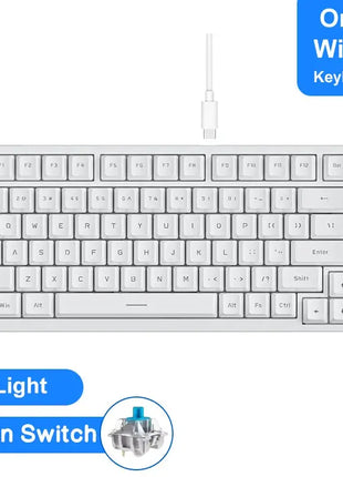 Ajazz AK820 Pro Gaming Mechanical Keyboard Stone's Store