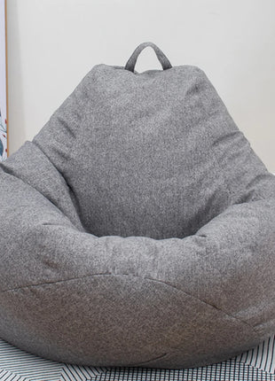 Large Bean Bag Lazy Seat Chair Sofa Cover Couch Soft Fluffy Breathable Adult Child Tatami Living Room Decorative Outdoor