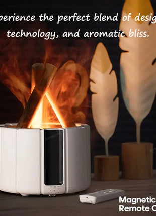 Simulated Flame Aromatherapy Diffuser – Relaxing & Stylish Shop1104998585 Store