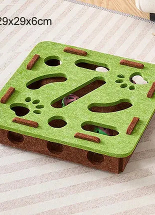 Cat Puzzle Maze Toy with Bell Ball - Interactive Fun Box Shop1102962122 Store
