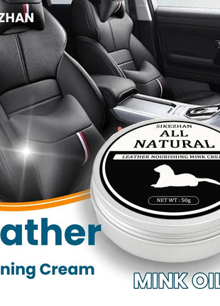 Car Deep Clean & Restore 3-in-1 Long-Lasting Protection Ultimate Leather Care Cream SIKEZHAN Choice Store