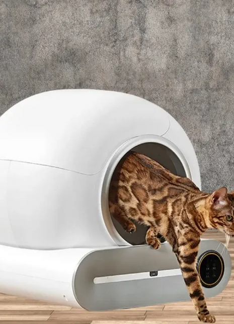 65L Automatic Smart Cat Litter Box Self Cleaning Fully Enclosed Large Cat Toilet Litter Tray Dropshipman