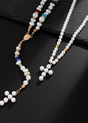 Elegant Pearl Tassel Necklace Cosysail Official Store