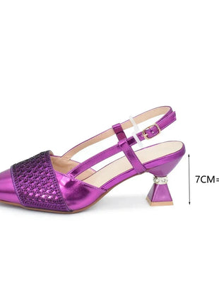 New Design Nigerian Wedding Matching Shoe and Bag Decorated with Rhinestone Wedding Shoes and Bags Set for Women Italian 2025 Italian trend store