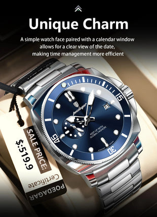 POEDAGAR SportLux® – Men’s Waterproof Quartz Watch POEDAGAR Store