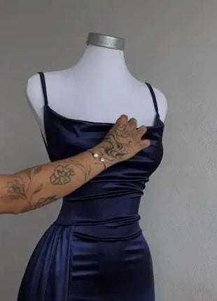 2024 Europe and the United States explosive new cross-border dress summer senior sense Y2K sexy halter Spice Girl dress Shop1103469481 Store