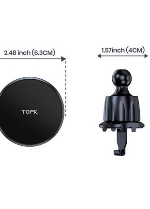TOPK for Magsafe Car Phone Holder Powerful Magnetism TOPK Official Store
