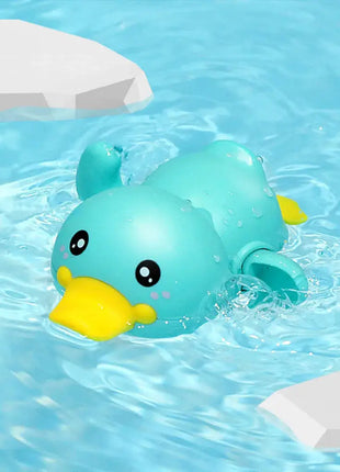 Baby Bath Toys Bathing Cute Swimming Turtle Whale Pool Beach Classic Chain Clockwork Water Toy For Kids Water Playing Toys QWZ Official Store
