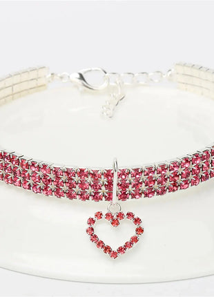 Rhinestone Pet Necklace for Dog & Cats Rvlero PET Store