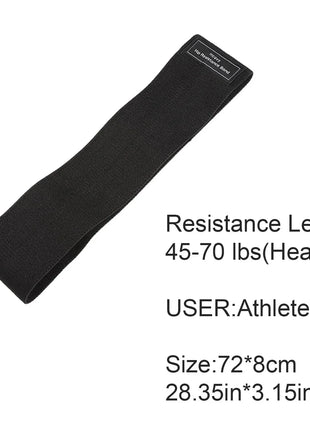 Anti-Slip Resistance Hip Booty Bands Squat Glute Workout Non-slip Trainer Thick Stretch Fitness Strips Loops Yoga Equipment Stone's Store