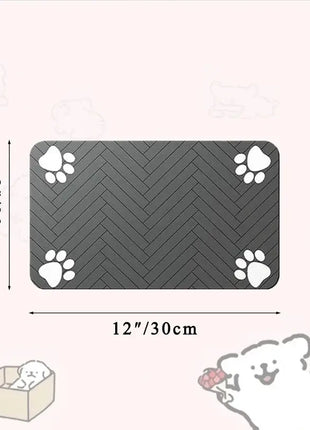 Absorbent Pet Feeding Mat S/M/L – Waterproof Placemat for Dogs & Cats, Quick-Dry Food & Water Bowl Mat with Non-Slip Rubber Backing Shop1104797378 Store