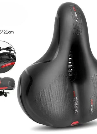 Reflective Shock Absorbing MTB Bicycle Seat Breathable Rainproof Road Mountain Bike Saddle Comfortable Cycling Accessory for Men Shop1102066021 Store