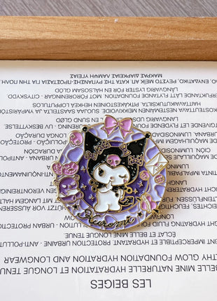Enchanted and Colorful Badges Adorned with Hello Kitty | Kuromi | Pochacco | Cinnamoroll Hello Sanri Store