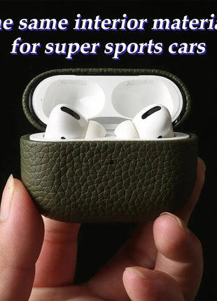 Genuine Leather Case For Airpods Pro 2 ZWW Leather Phone Case Store