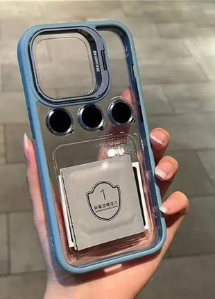 Camera Stand Cases with Lens Protection For iPhone 15 Pro Max (with Free Camera Lens) Shop1104115021 Store