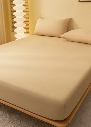 1 Piece Solid Color Matte Bed Sheet – Soft Bedding Cover (Excluding Pillowcases) Shop1103725833 Store